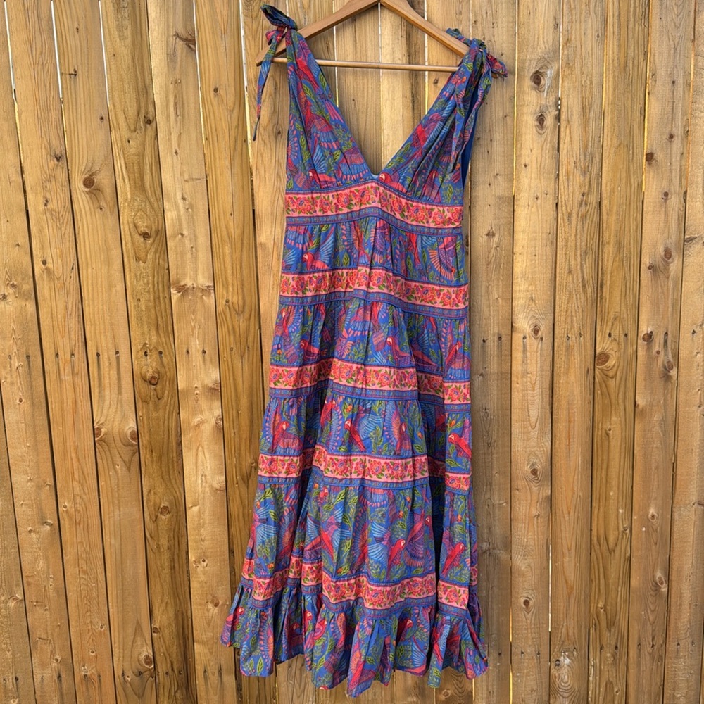 FARM Rio Colorful Patterned Midi Dress